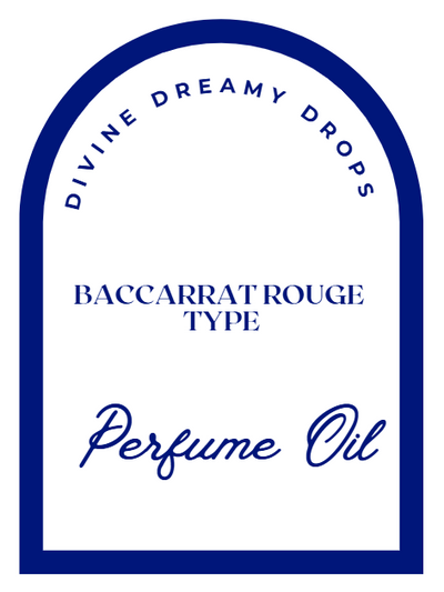 Baccarat Rouge Type Perfume Oil